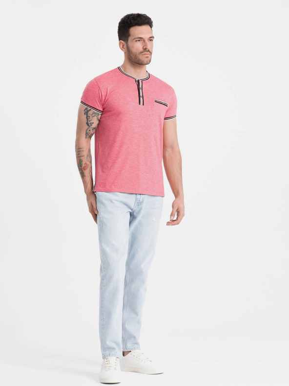 Ombre Clothing Altrosa Herren-Button-Down-Hemd Ombre-Kleidung