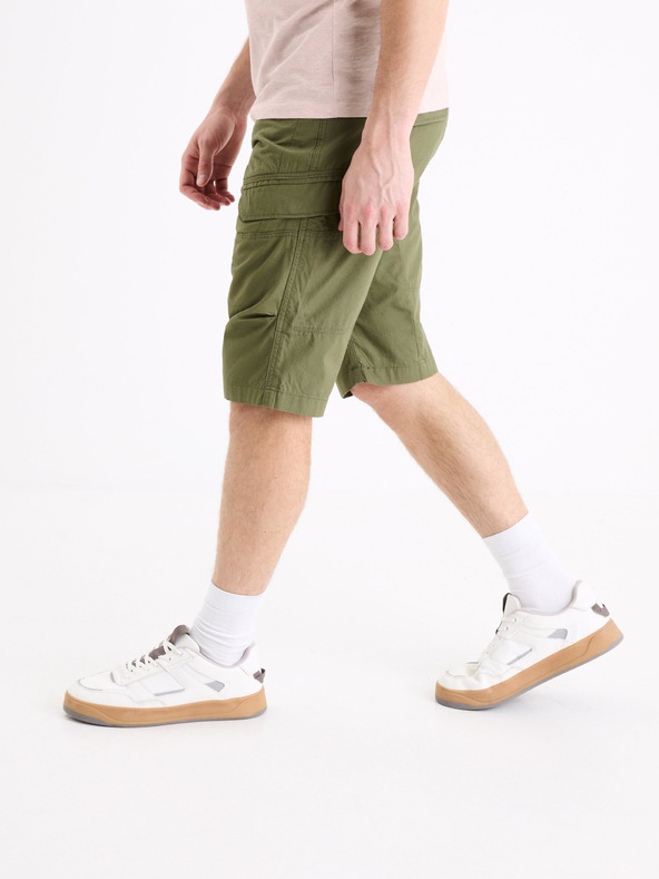 Celio Khaki Herren-Shorts Celio Bocourtbm1