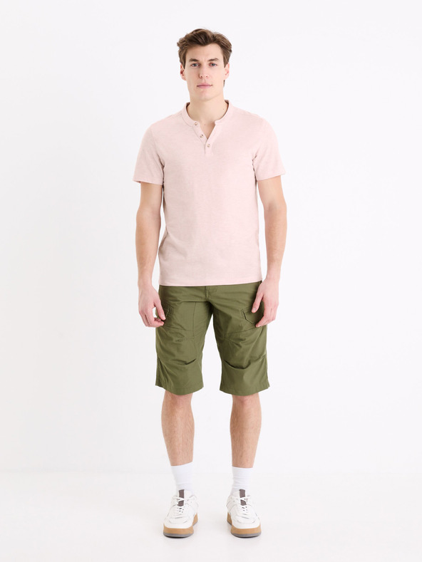 Celio Khaki Herren-Shorts Celio Bocourtbm1