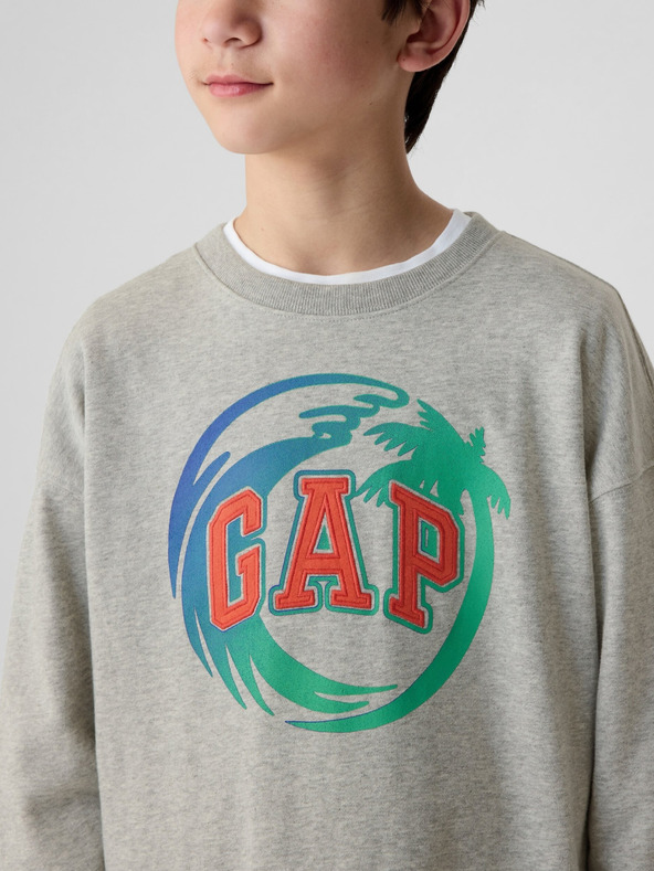 GAP Jungen-Sweatshirt mit Logo und Fleece GAP