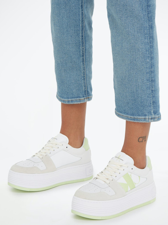 Calvin Klein Bold Flatf Low Lace Mix Sneaker