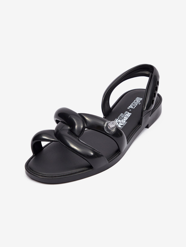 Melissa Schwarze Melissa Damen Sandale + Jeremy Scott