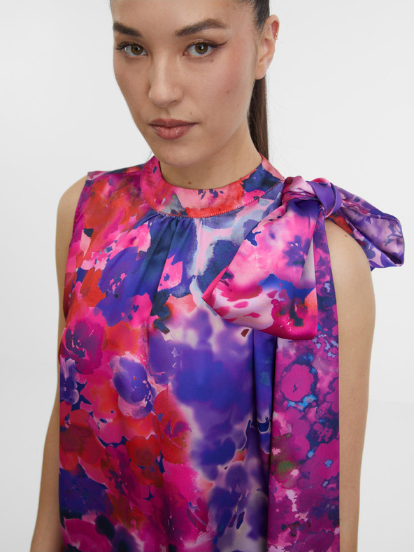 Orsay Violettes Damen-Blumen-Top ORSAY