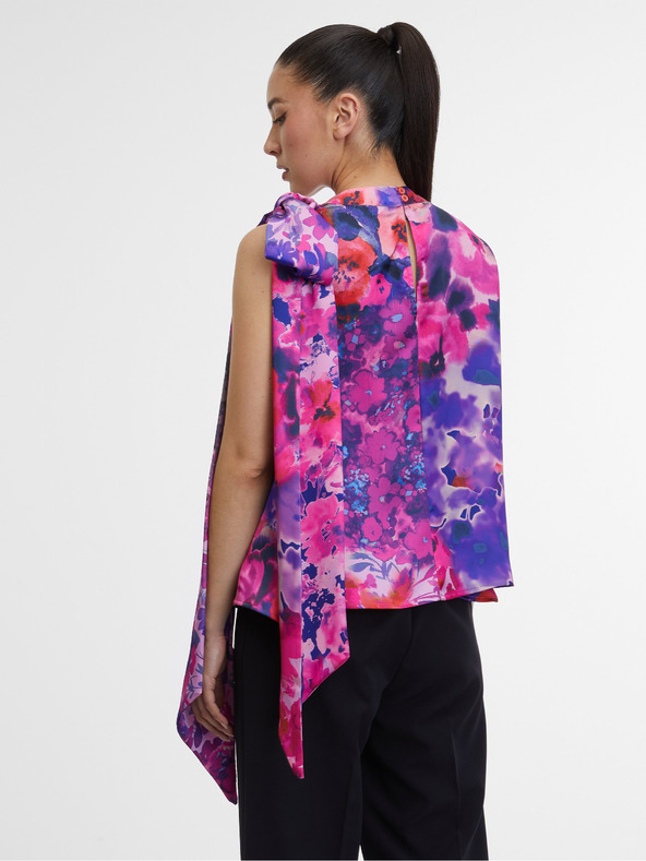 Orsay Violettes Damen-Blumen-Top ORSAY