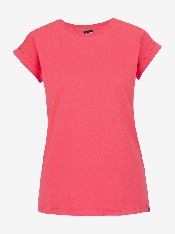 Sam 73 Korallfarbenes Damen Basic T-Shirt SAM 73 Miranda