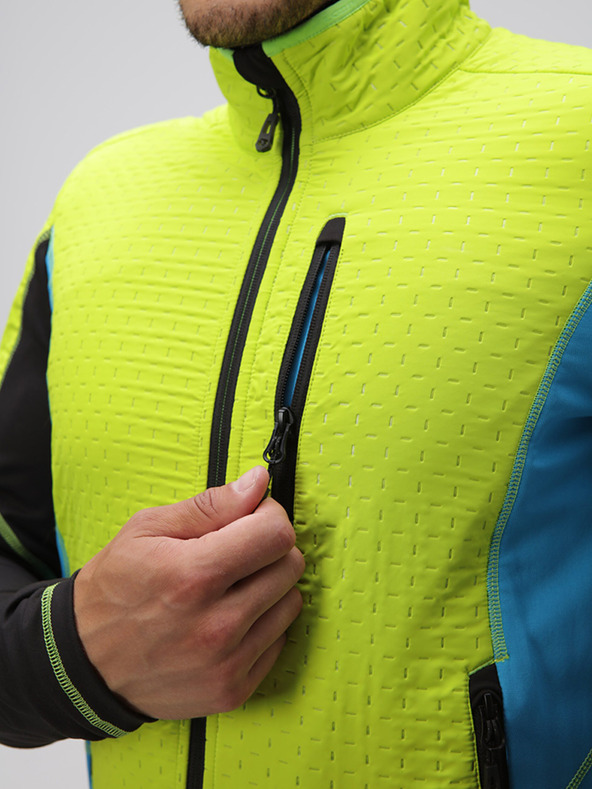 Loap Grüne und blaue Herrenjacke LOAP UXNAR