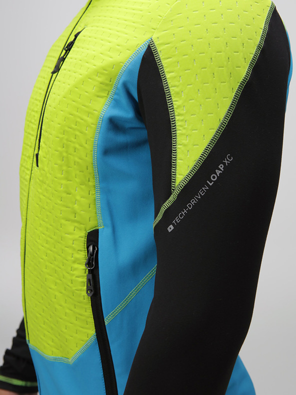 Loap Grüne und blaue Herrenjacke LOAP UXNAR