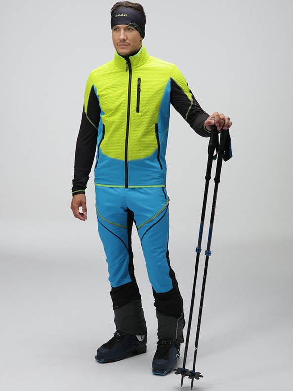 Loap Grüne und blaue Herrenjacke LOAP UXNAR