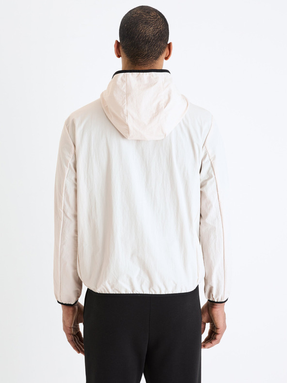 Celio Weiße Herrenjacke mit Kapuze von Celio Gutrack