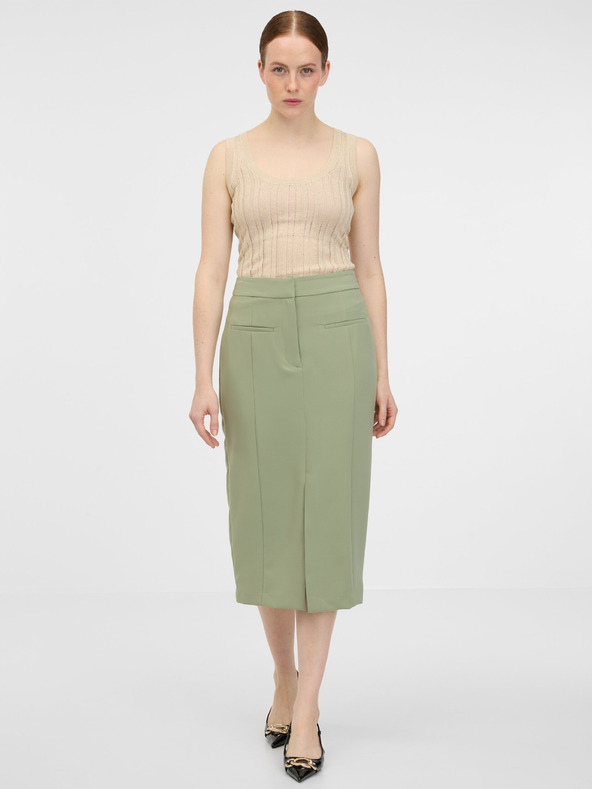 Orsay Khakifarbener Damen-Etuirock ORSAY