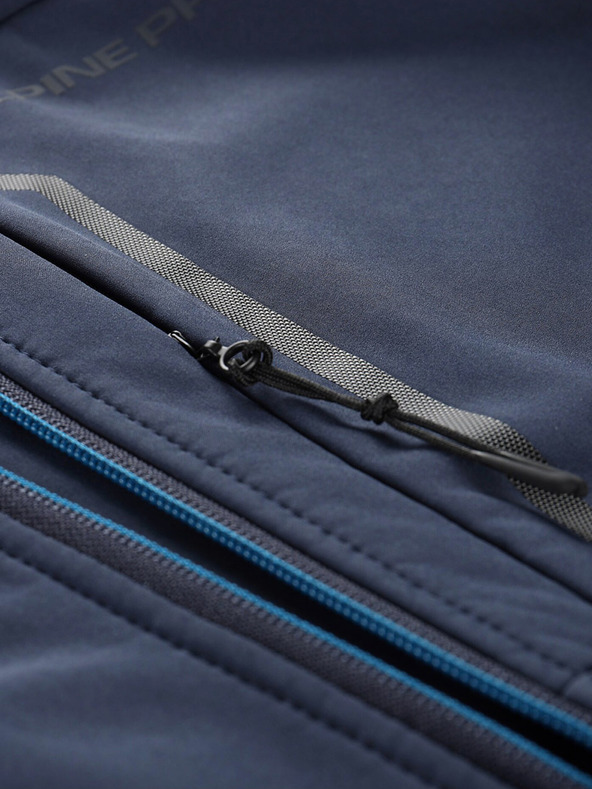 ALPINE PRO Blaue Herren-Softshell-Jacke Alpine Pro HOOR