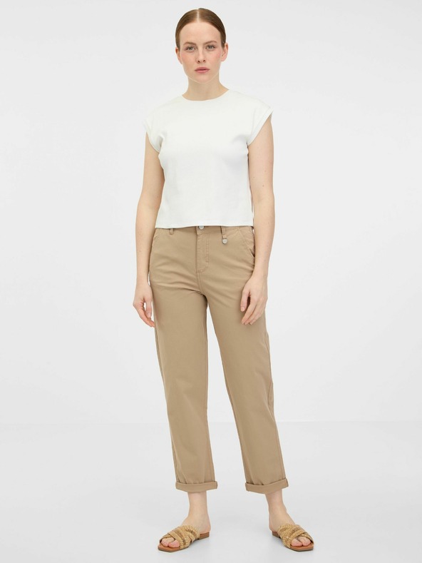 Orsay Beigefarbene Damenhose ORSAY