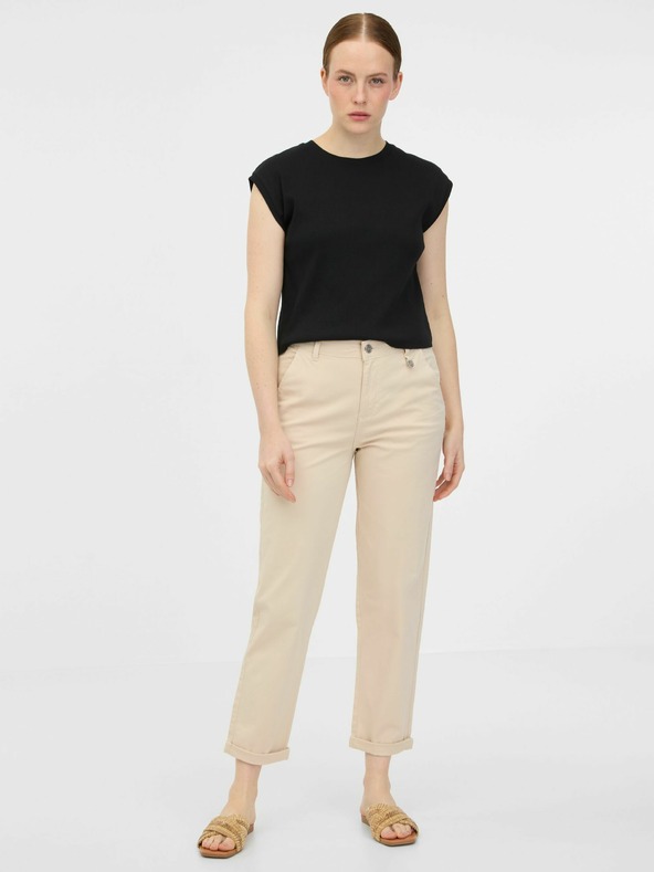 Orsay Beigefarbene Damenhose ORSAY