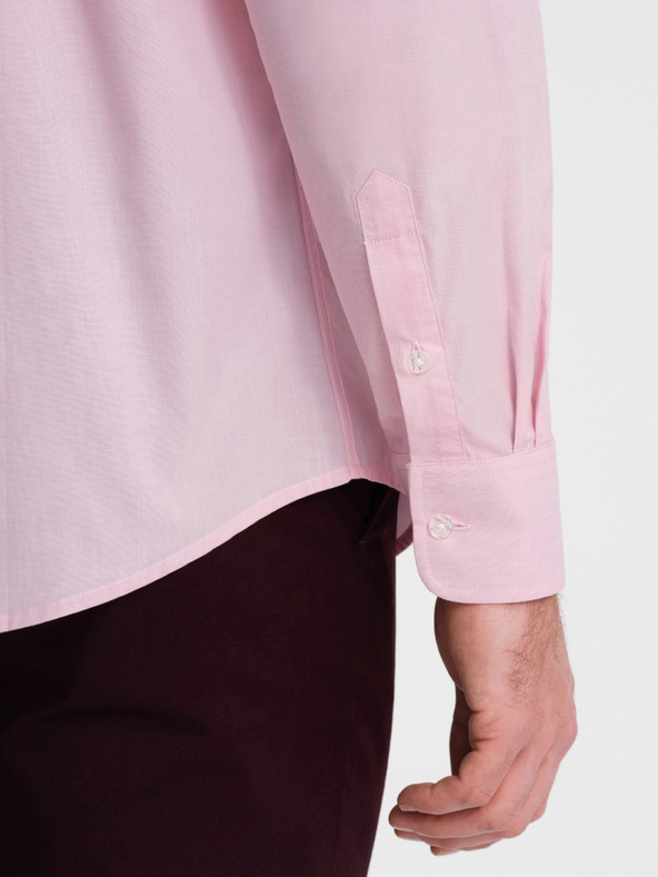 Ombre Clothing Rosa Herrenhemd Ombre Clothing