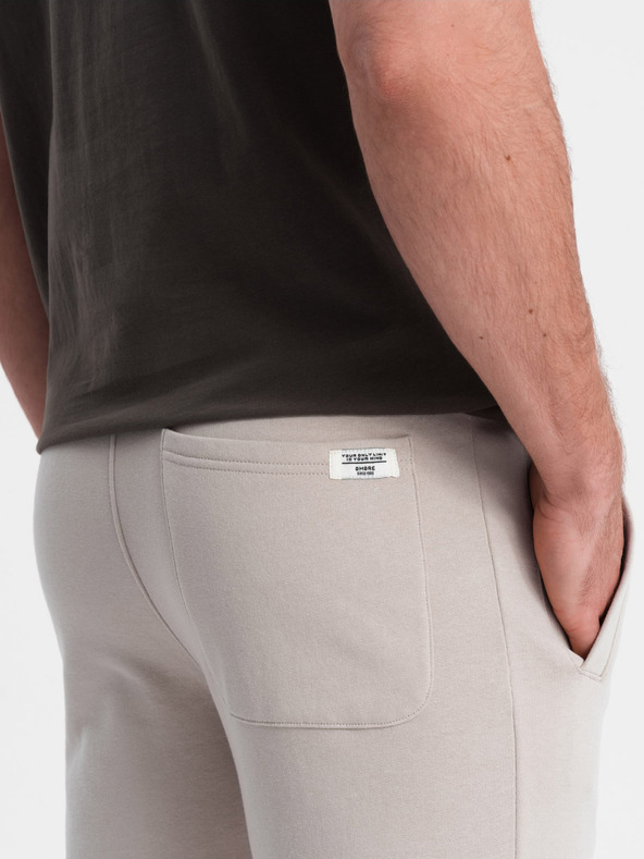 Ombre Clothing Herren Sweatpants Beige Ombre Kleidung