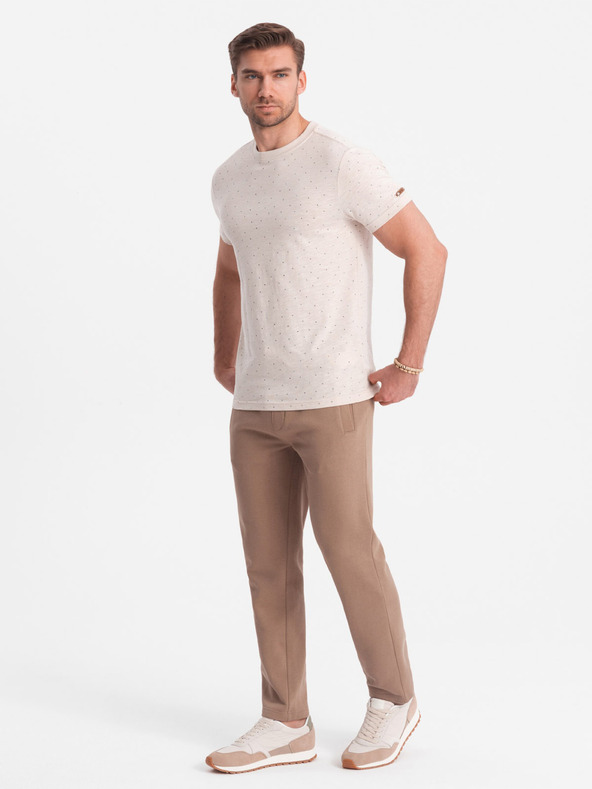 Ombre Clothing Braune Herren-Cargohosen Ombre Clothing