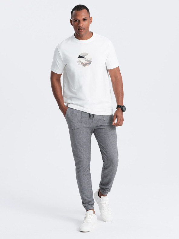 Ombre Clothing Graue Herren Ombre Clothing Jogginghosen