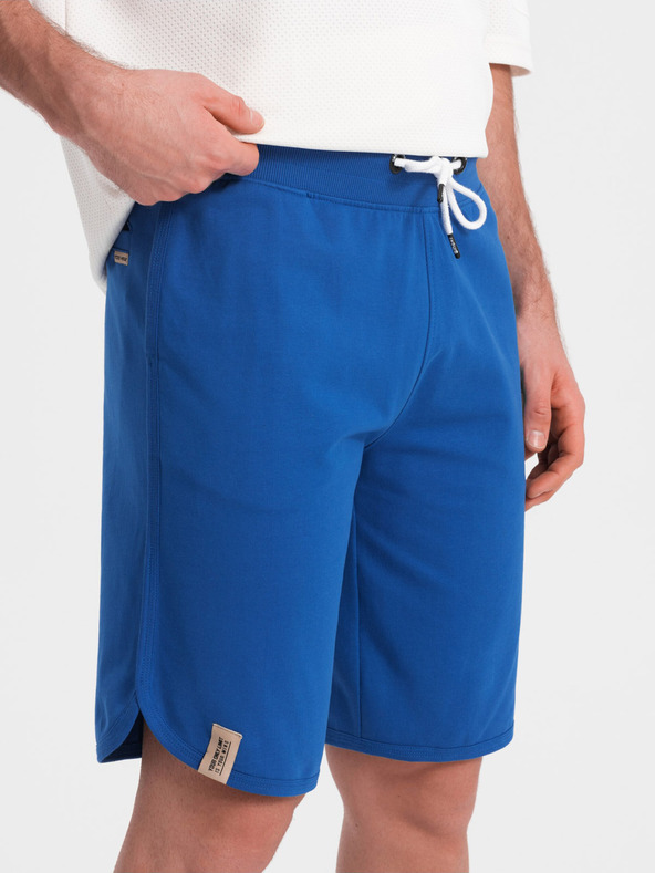 Ombre Clothing Blaue Herren-Sweatpants Shorts Ombre Kleidung