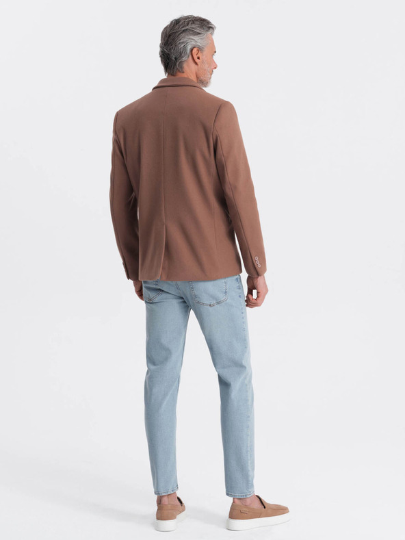 Ombre Clothing Braunes Herren-Sakko Ombre Clothing
