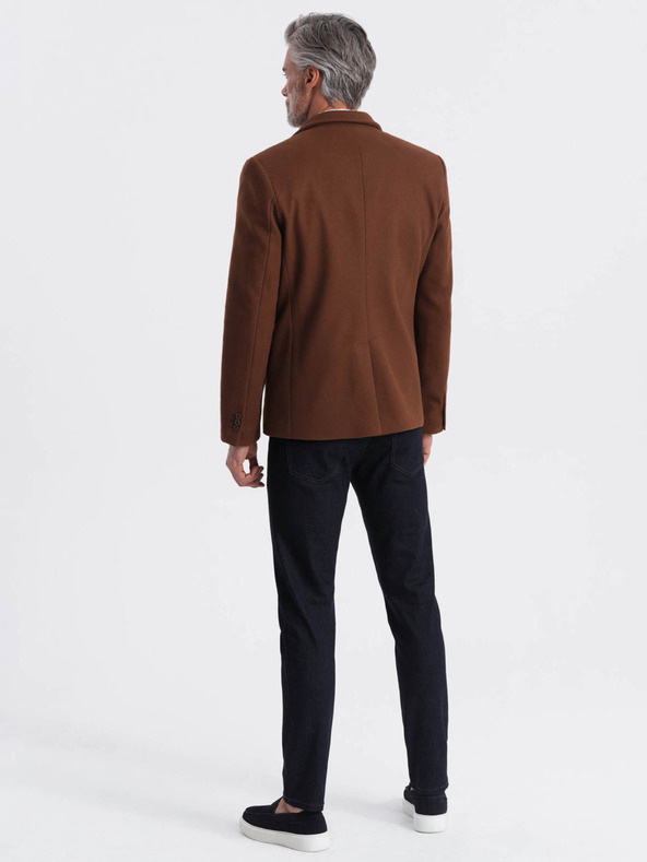 Ombre Clothing Braunes Herren-Sakko Ombre Clothing