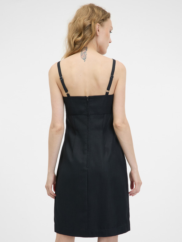 Orsay Schwarzes kurzes Damenkleid ORSAY