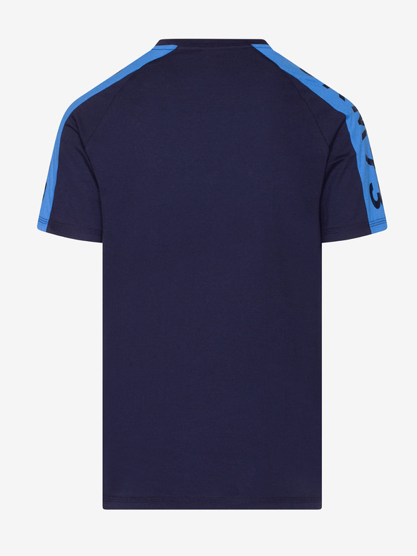 Sam 73 Dunkelblaues bedrucktes Herren-T-Shirt SAM 73