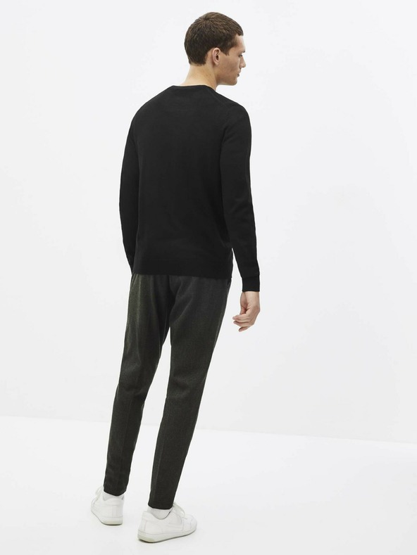 Celio Schwarzer Wollpullover Celio Semeriv