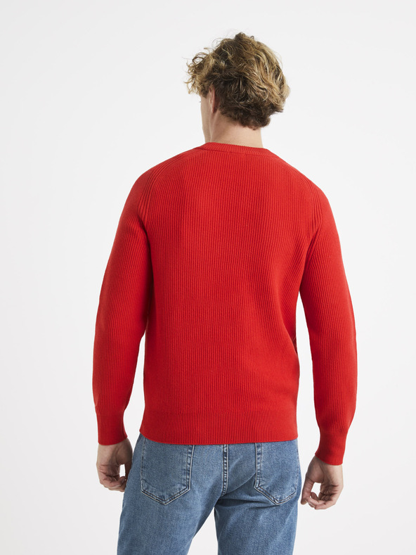 Celio Roter Pullover Celio Terzo