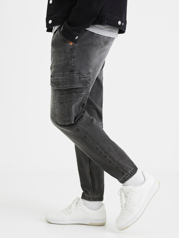 Celio Graue Herren-Jeanshosen Celio Vojogo