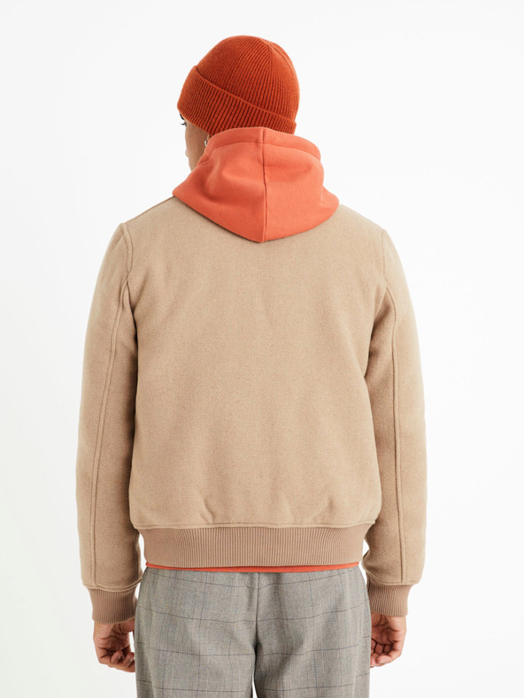 Celio Beige Herren-Bomber Celio Cubeauty