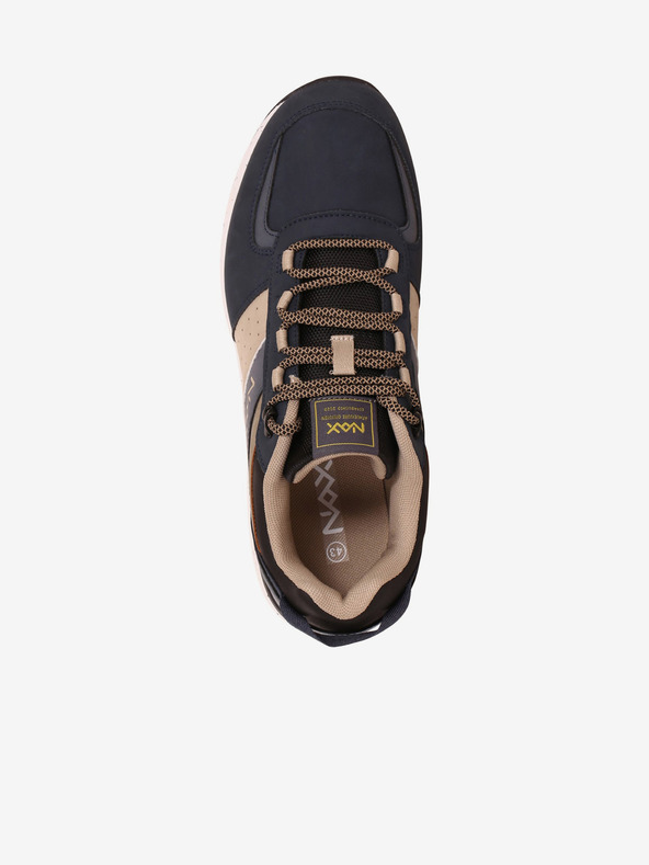 NAX Beige-graue Herren-Sneakers NAX IKEW