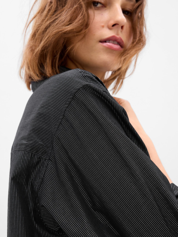 GAP Hemd mit Metallic-Garn Oversize GAP
