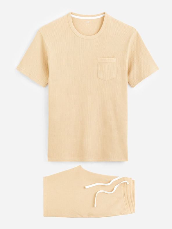 Celio Beige Herren-Schlafanzug Celio Digaufre