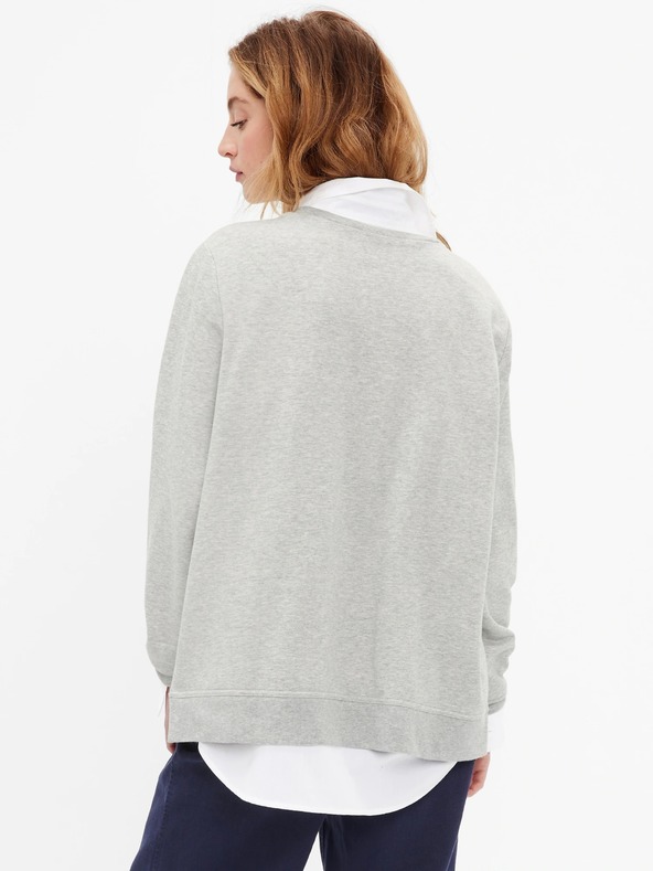 GAP Sweatshirt mit Logo und Schlitzen GAP