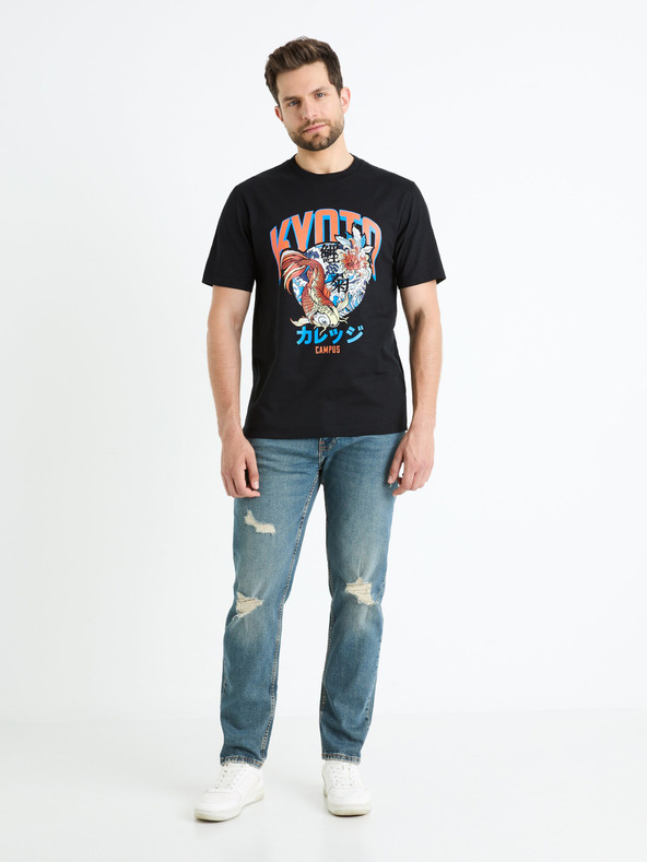 Celio Blaue Herrenjeans mit schmaler Passform Celio Fostroy