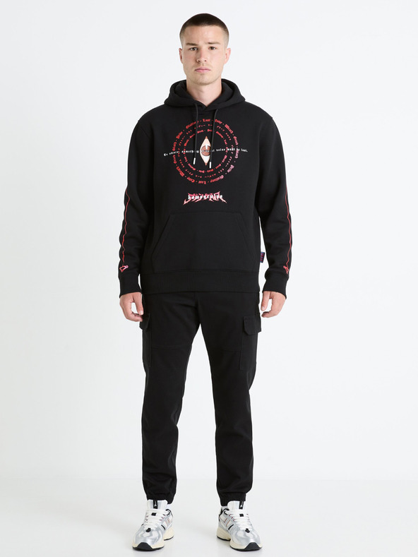 Celio Schwarzer Herren-Kapuzenpullover Celio Fullmetal Alchemist
