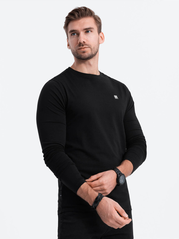 Ombre Clothing Schwarzes Herren-T-Shirt Ombre Clothing