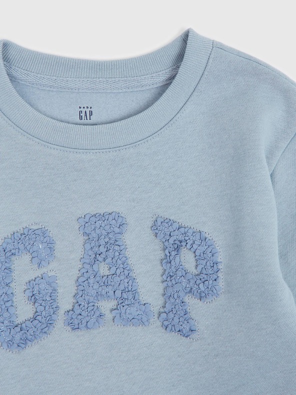GAP Baby Sweatshirt-Kleid mit Logo GAP
