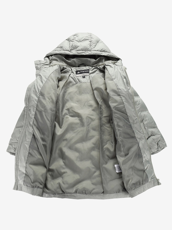 ALPINE PRO Grauer Mädchen-Hi-Therm-Mantel mit Imprägnierung Alpine Pro Awedo