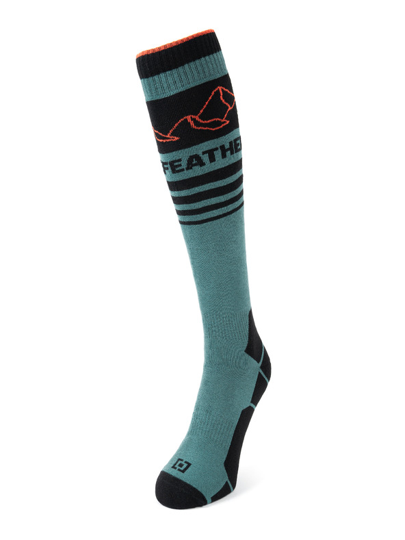 Horsefeathers Snowboard Socken Shaun - blau haze Größe 11 - 13 HORSEFEATHERS