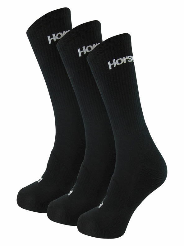 Horsefeathers Delete Premium 3Pack Socken - schwarz Größe 11 - 13 HORSEFEATHERS