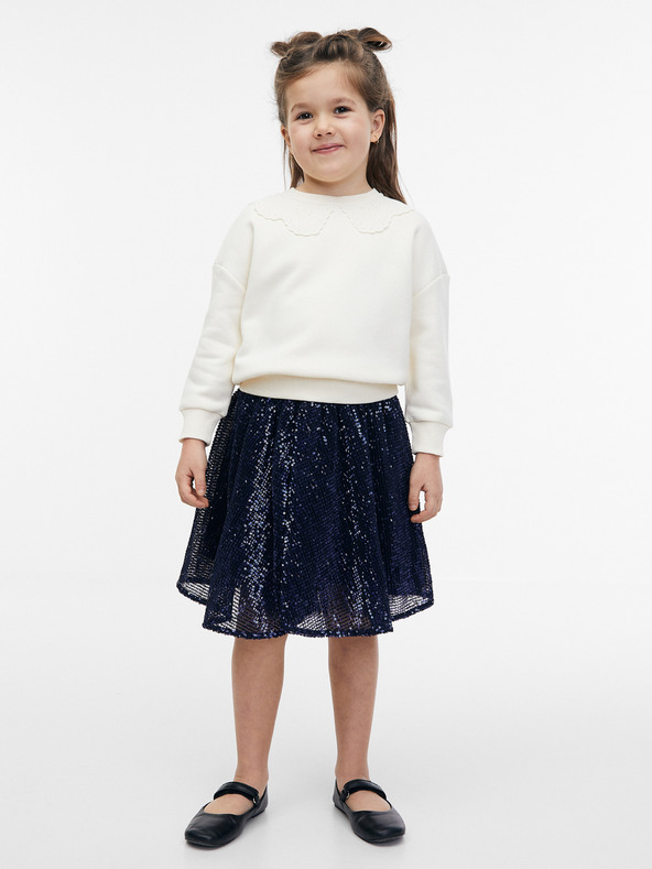 Orsay Dunkelblaues Mädchen-Sweatshirt ORSAY