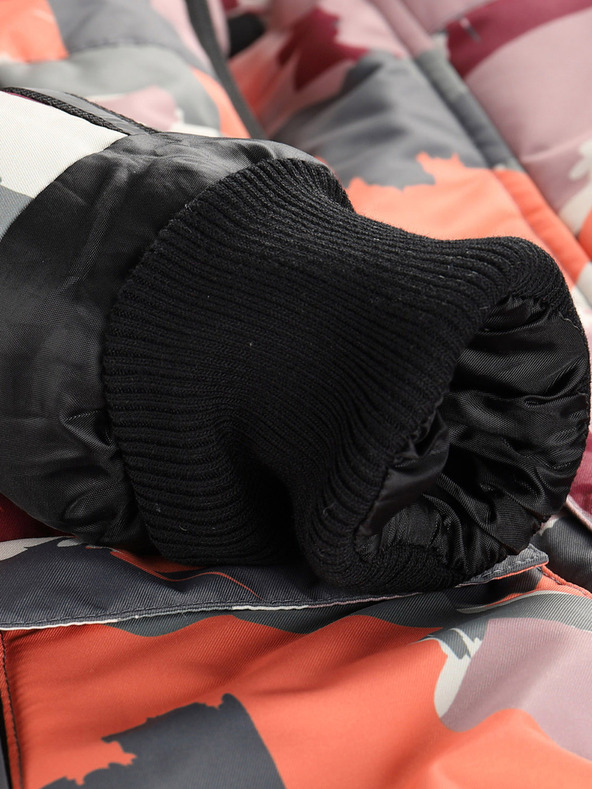 ALPINE PRO Grau-rosa Mädchenjacke mit PTX Alpine Pro Werdo-Membran