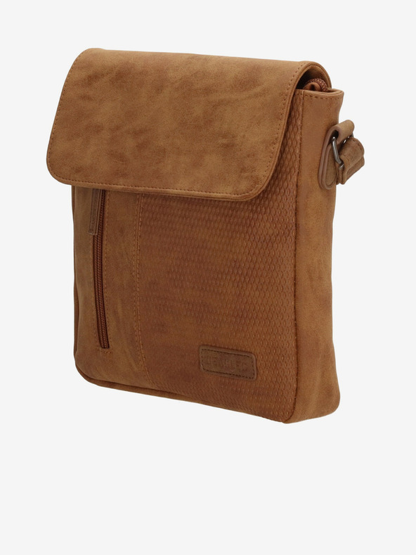 Beagles Handtasche Beagles Brunete Umhängetasche 1,5 l Cognac