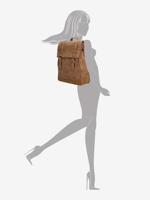 Enrico Benetti Enrico Benetti Amy Tablet-Rucksack Camel