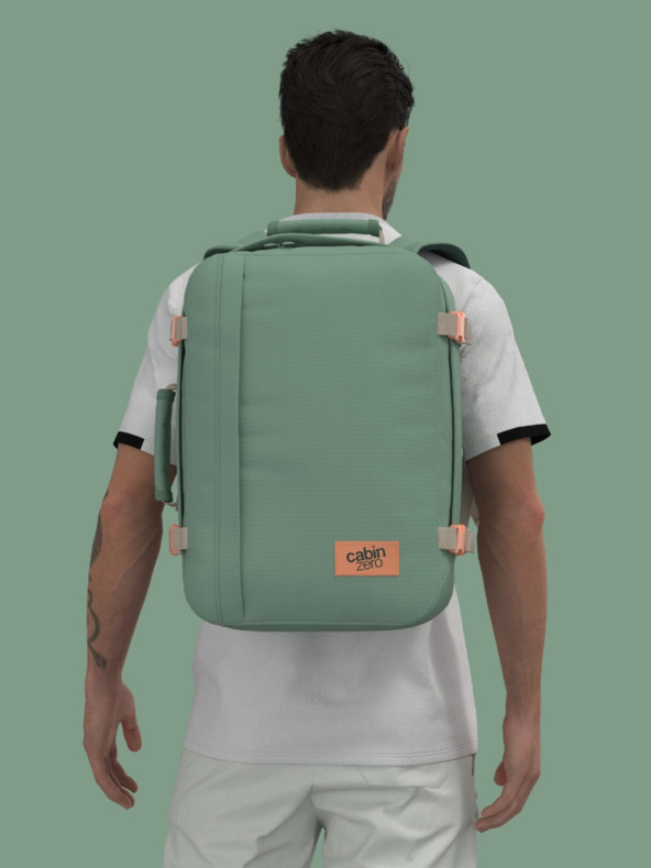 CabinZero Grüner Rucksack CabinZero Classic 36L Sage forest