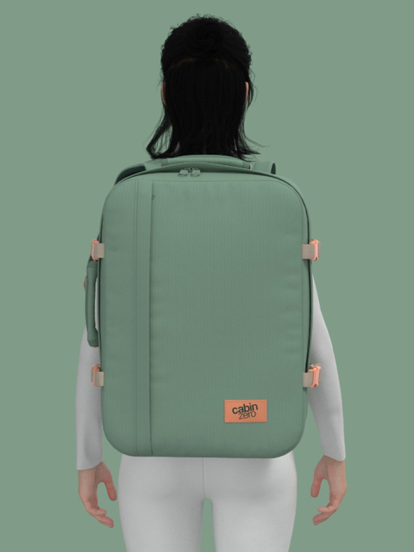 CabinZero Grüner Damenrucksack CabinZero Classic 44L Salbeiwald