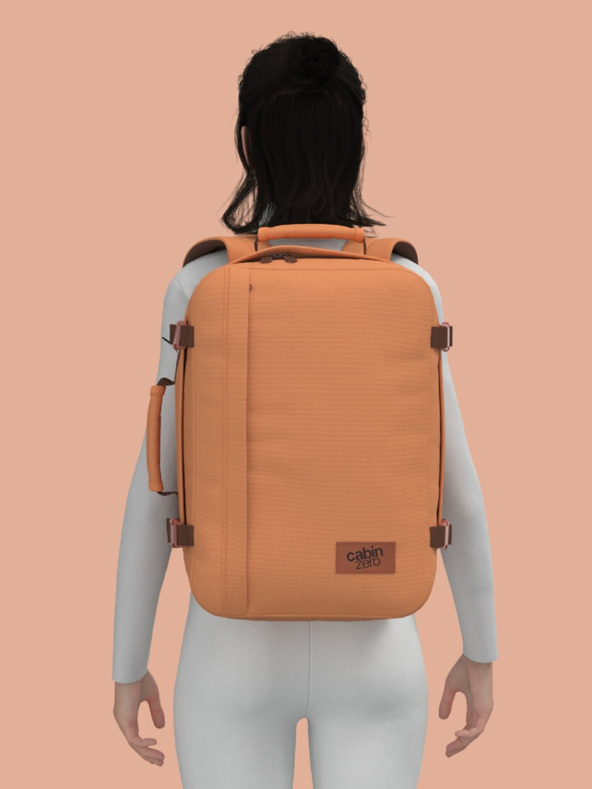 CabinZero Brauner Rucksack CabinZero Classic 36L Gobi sands