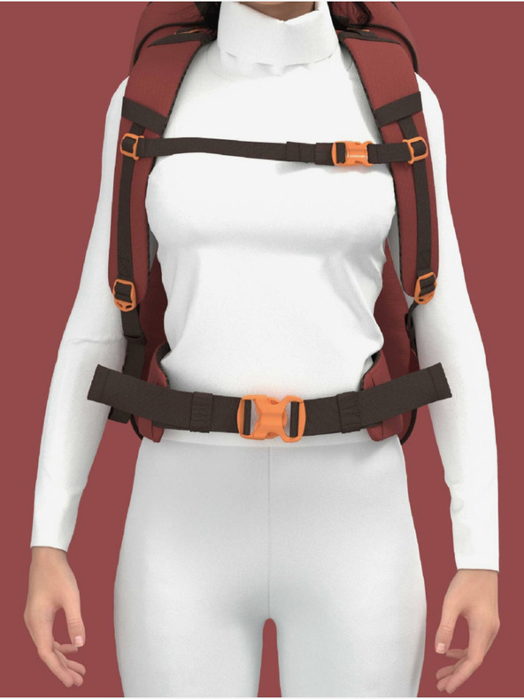 CabinZero Rucksack CabinZero Adv 42L Sangria rot