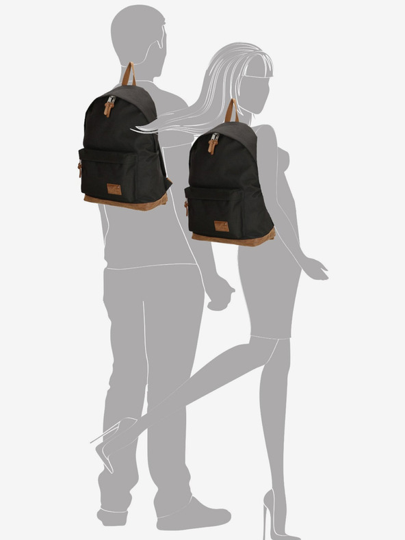 Enrico Benetti Rucksack Enrico Benetti Santiago Notebookrucksack 19 l Schwarz